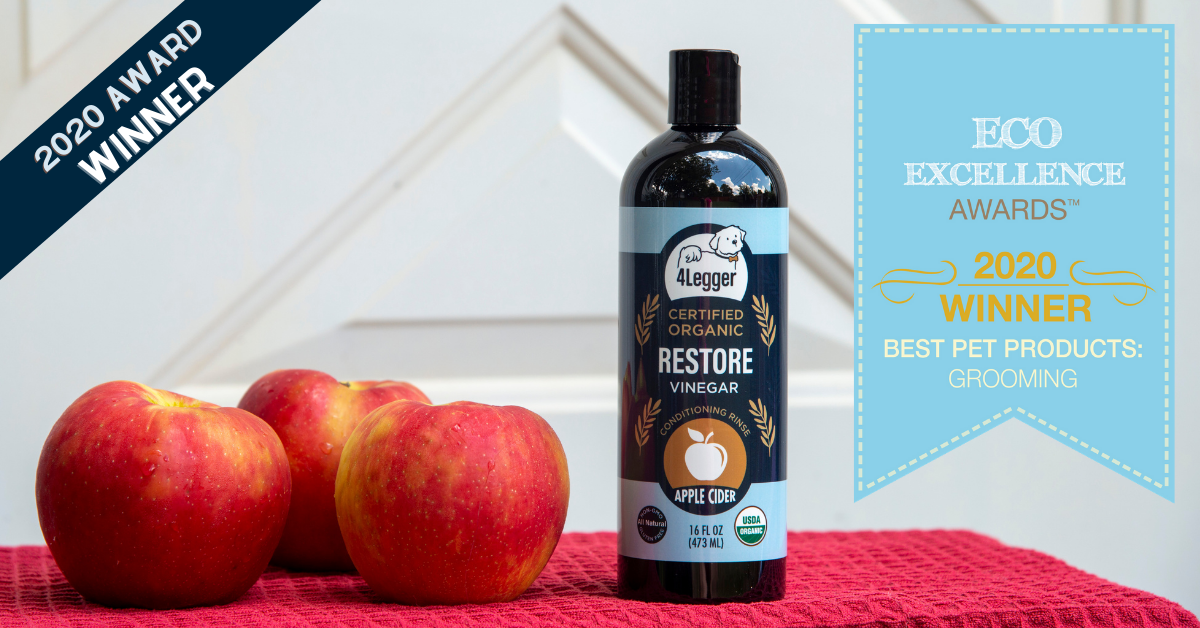 4-Legger Wins 2020 EcoExcellence Award for Best Dog Grooming Product