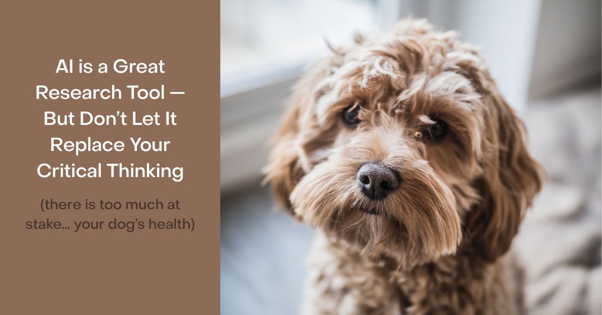 Can you trust AI when it comes to your dog's health?