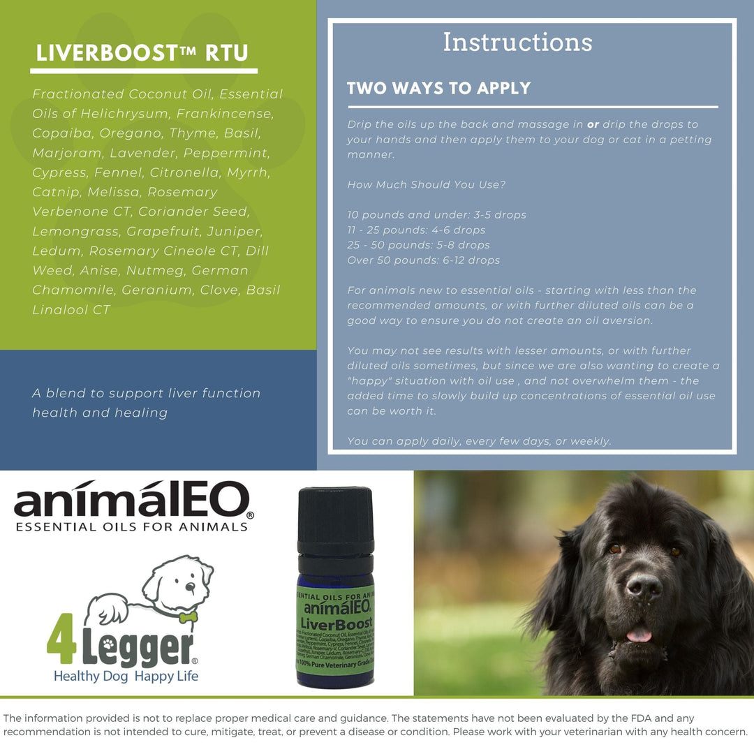 pet safe essential oil blends for liver support