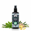 4-Legger ENERGIZE organic peppermint dog deodorizing spray in Miron violet glass bottle