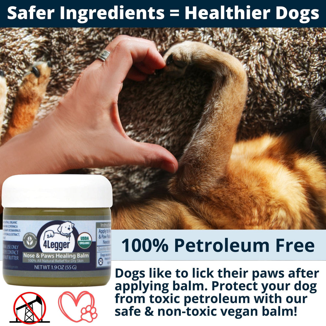 petroleum free dog paw lotion