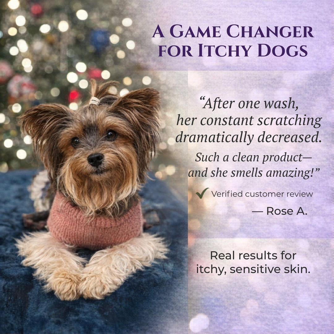 all natural organic dog shampoo for itchy sensitive skin