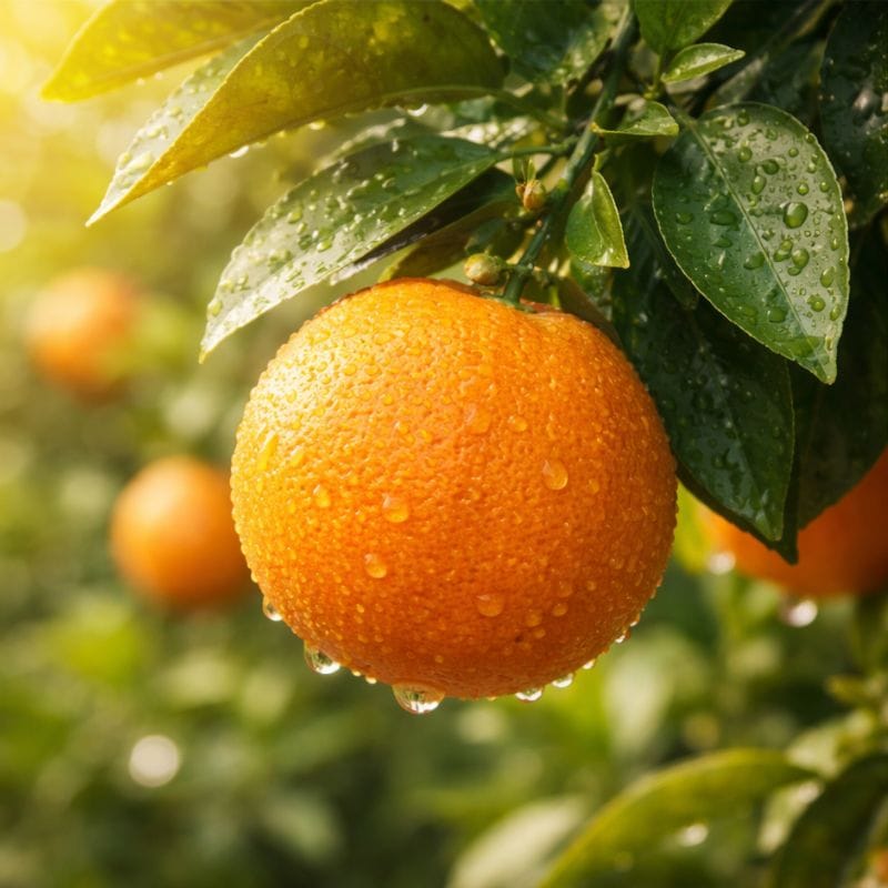 Organic sweet orange essential oil — natural deodorizer in 4-Legger REVITALIZE dog shampoo