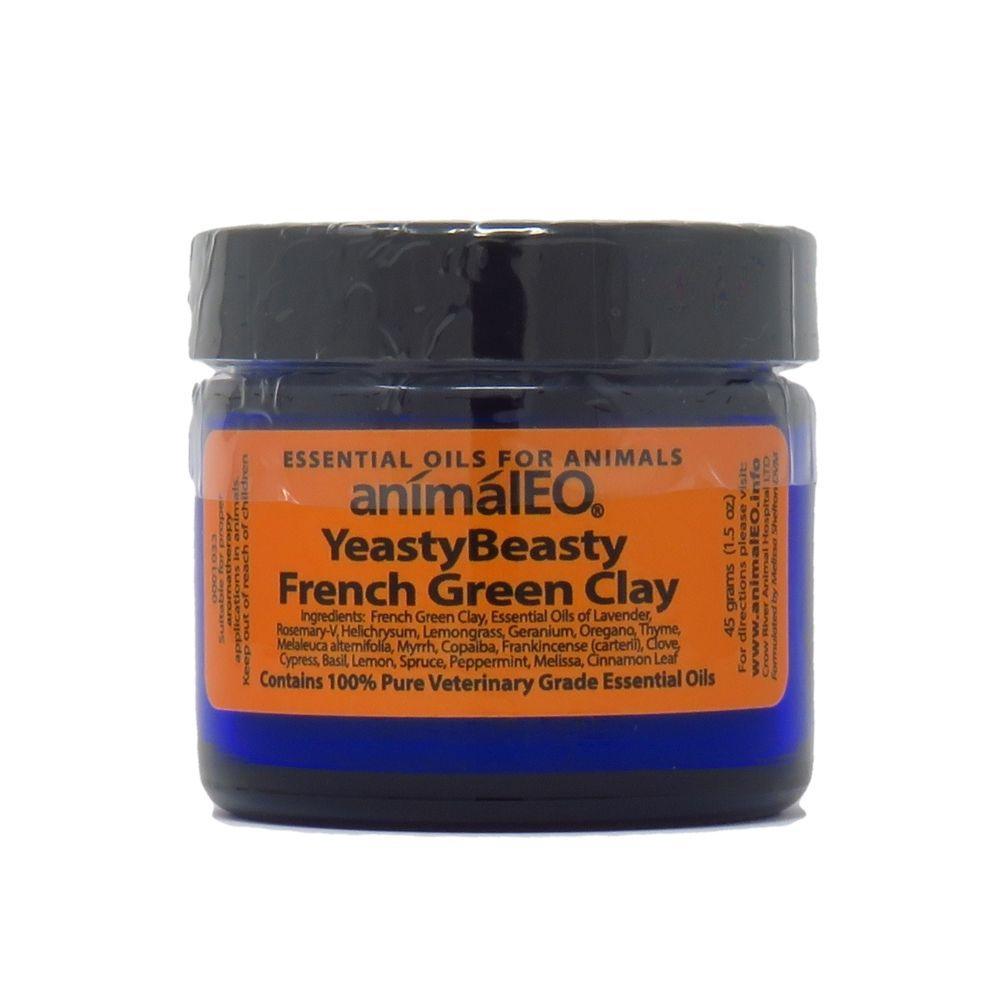 French Green Clay with Yeasty Beasty Essential Oil Blend by animalEO